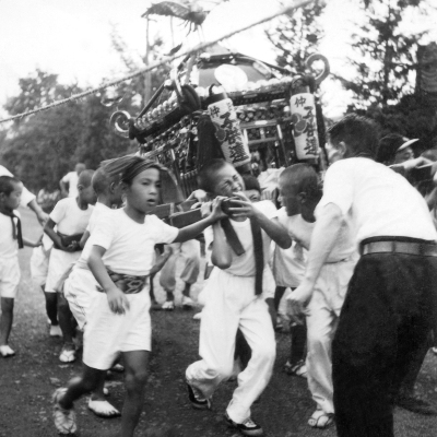 八坂神社の祭り 1956（2） 仲町子ども神輿